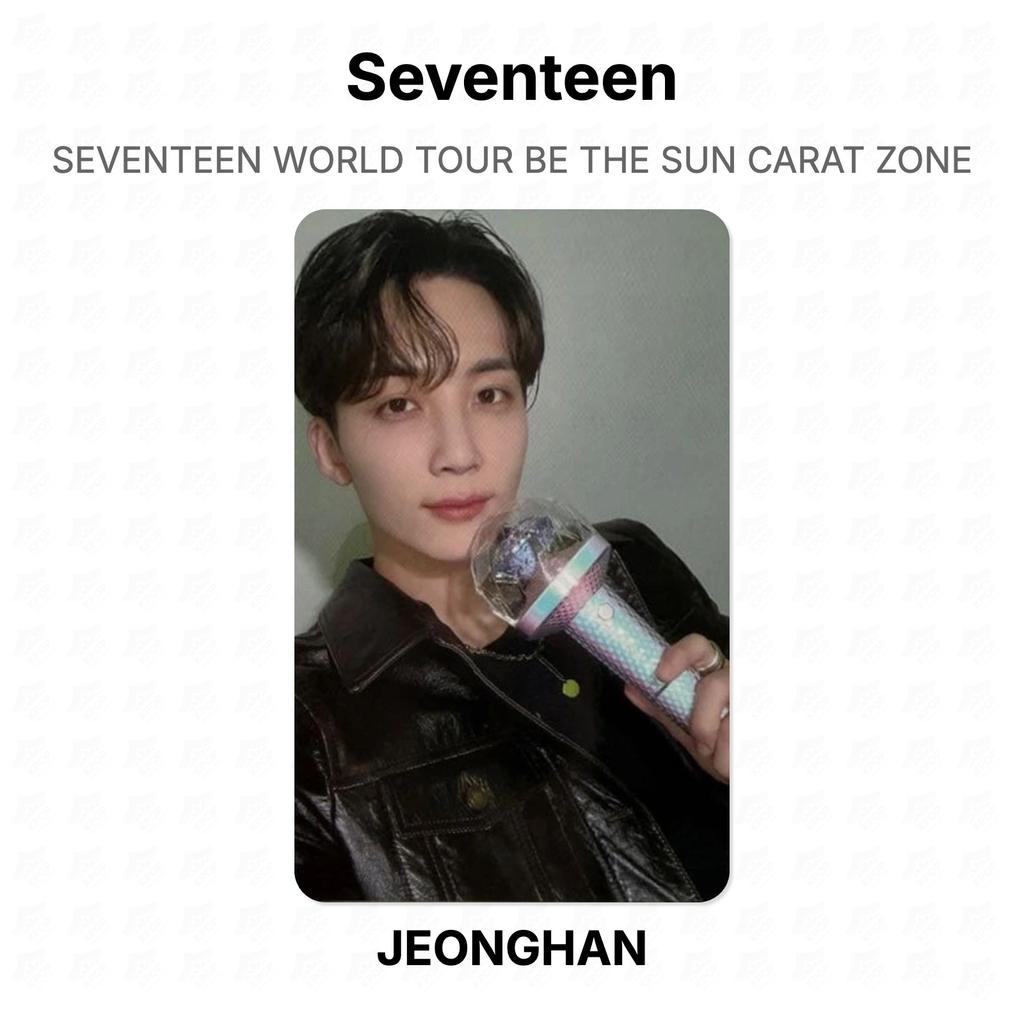 Seventeen WORLD TOUR BE THE SUN CARAT ZONE Official Photocard