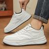 Men Shoes 2026 Spring Autumn New Breathable Mesh Non Slip Platform Sneakers Comfort Lace-up Height Increase Wedge Casual Shoes