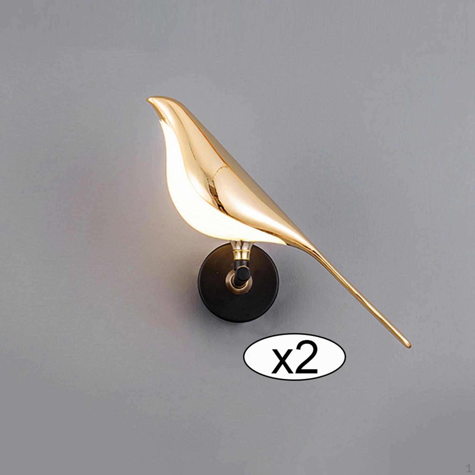 

2 шт. Nordic Bird Настенный светильник с креплением для внутреннего освещения