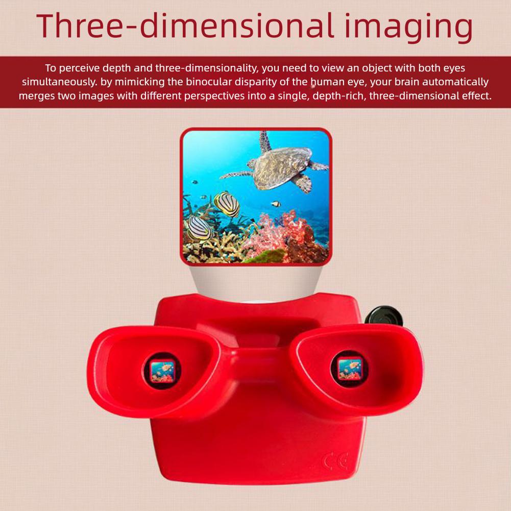 Portable Interactive Projector Toy Educational Viewer Toy For Classroom Home