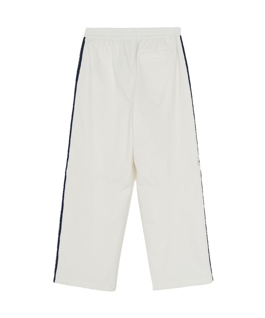 Emelbi Street Sporty Taped Wide Pants Ny (Ivory)