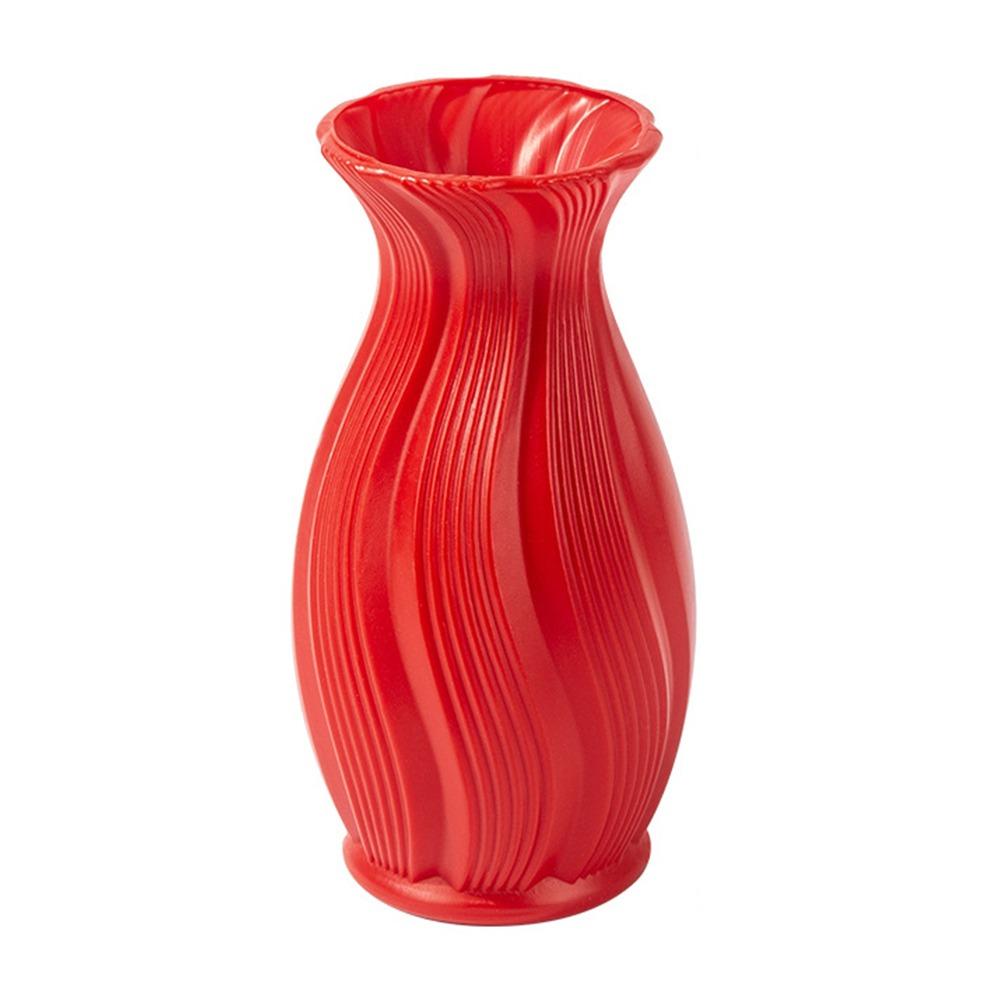 

Пластикова ваза для квітів, імітація керамічного кошика для квітів, скандинавський домашній квітковий горщик S