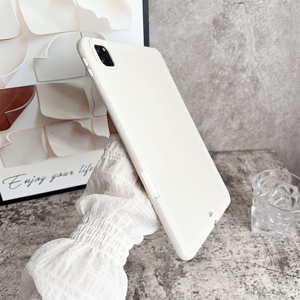 Pouzdro na tablet pro iPad Pro 11 (2022)/(2021)/(2020) ,Jednobarevný TPU kryt s držákem na tužku