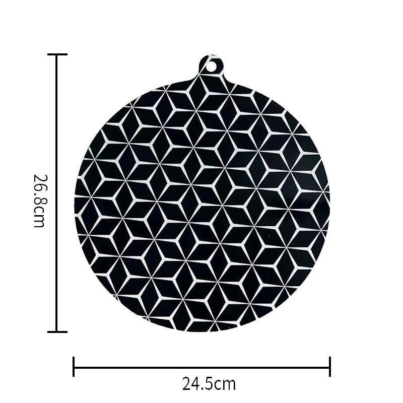 2/4Pcs Silicone Induction Cooktop Mat Fireproof Spill Proof Heat Resistant Pad for Home Kitchen Baking Cooking