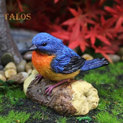 Bird Statue Delicate Detail Scene Props Simulation Cute Table Centerpiece Animal Garden Figurine Garden Supplies