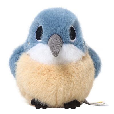 Cute Plush Toy Colorful Bird Family Fluffy Stuffed Soft Plush Vibrant Bird Toy Stuffed Animal for Kids Home Decor Birthday Gifts