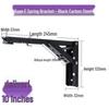 Stainless Steel Wall-Mounted Triangle Shelf Bracket for Heavy Duty Support