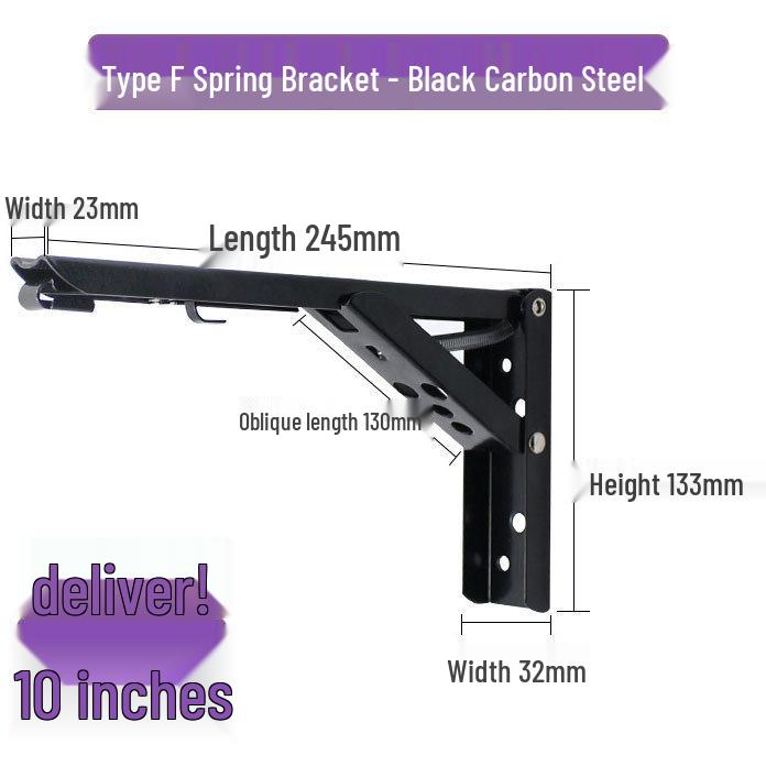 Stainless Steel Wall-Mounted Triangle Shelf Bracket for Heavy Duty Support