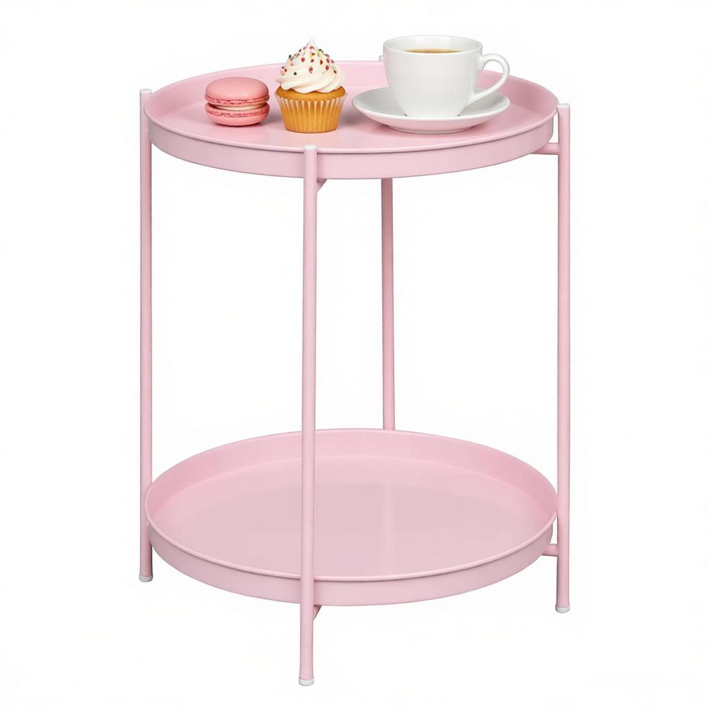 Nightstand, Storage Side Table, Stylish Sofa Table, Round Coffee Table, Plant Stand (only with sofa table)