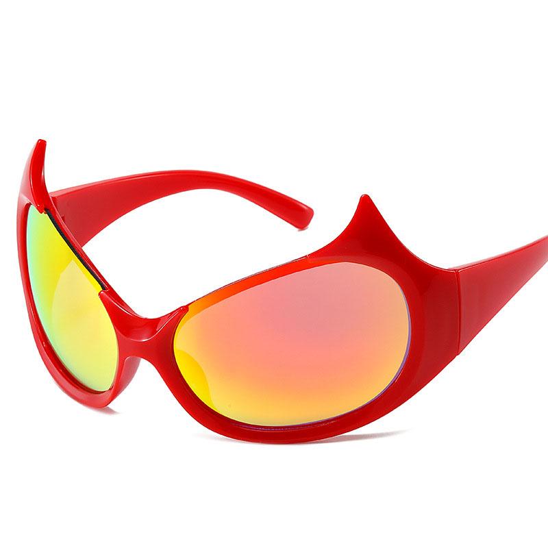 Alien Demon Style Women's Sunglasses European American Hip Hop Glasses for Men Women Fishing Bicycling Male Female Sunglass