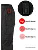 Unisex Multi-Zone Heated Winter Pants with Knee Warmers and Pockets