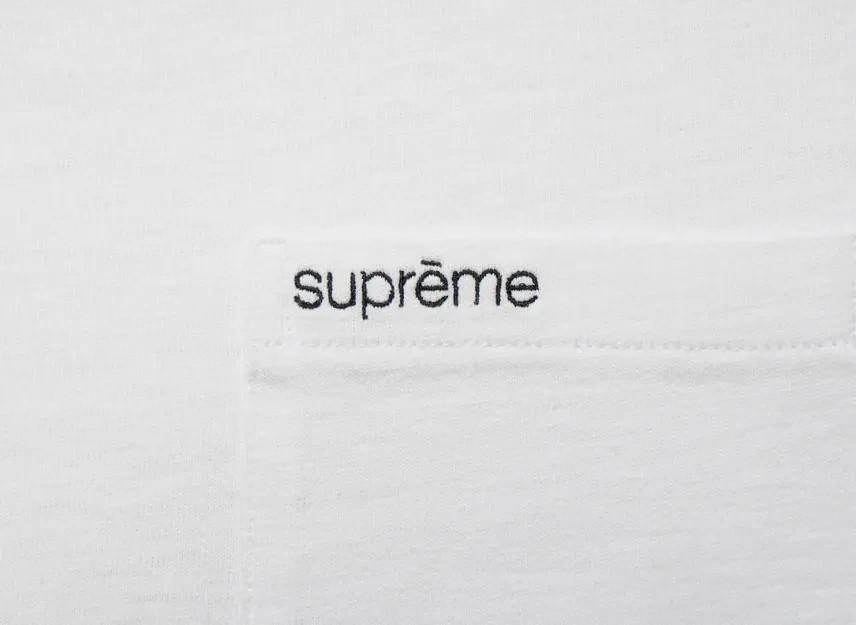 785769 Supreme S/S Pocket Tee "White"