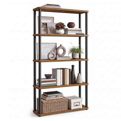 Superfast Toolless Assembly, 5-Tier Storage Shelf, Standing Shelving Unit, 23.8 X 60 X 139 Cm, Living Room, Bedroom, Kitchen