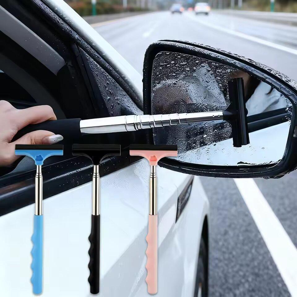 Portable Rearview Mirror Wiper for Automotive New Retractable Car Windshield Wiper Arm Portable Auto Products