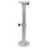 Ac29-Adjustable Table Pedestal Removable Lifting Table Leg Aluminum Alloy Table Base For RV Boat Yacht Silver White