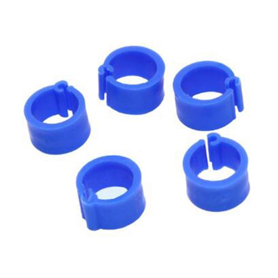 100Pcs Birds Leg Clips Harmless Extensible Plastic Mix Color 8mm Pigeon Foot Ring for Pet