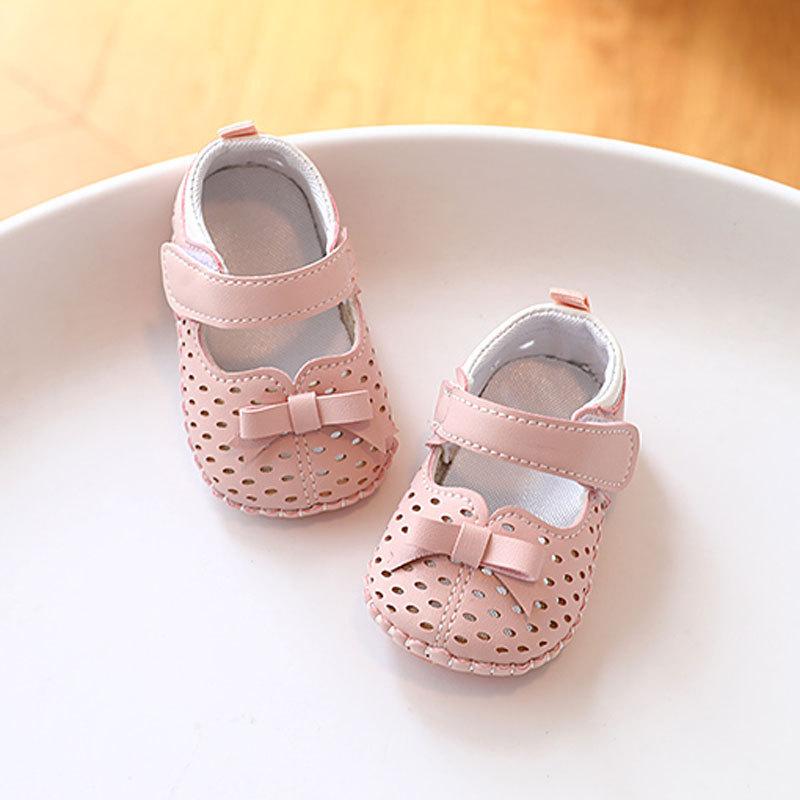 Baby Girl Princess Sandals With Soft Sole And Velcro Closure For Summer Comfort