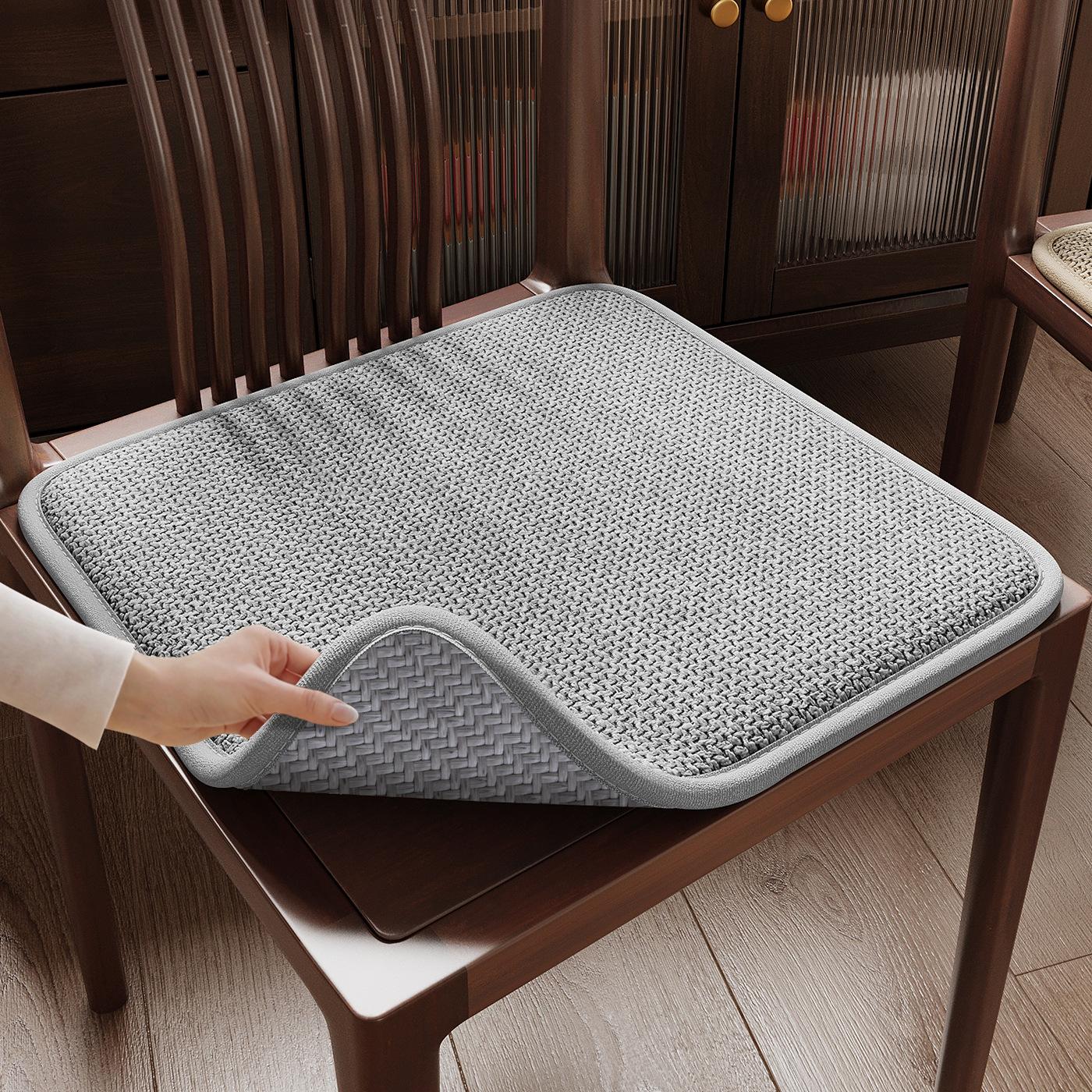 Thickened Breathable Chair Cushion Non-Slip Seat Pad for Dining Chair Stool Comfort Seat Cushion for Long Sitting Soft Chair Pad 45x38cm
