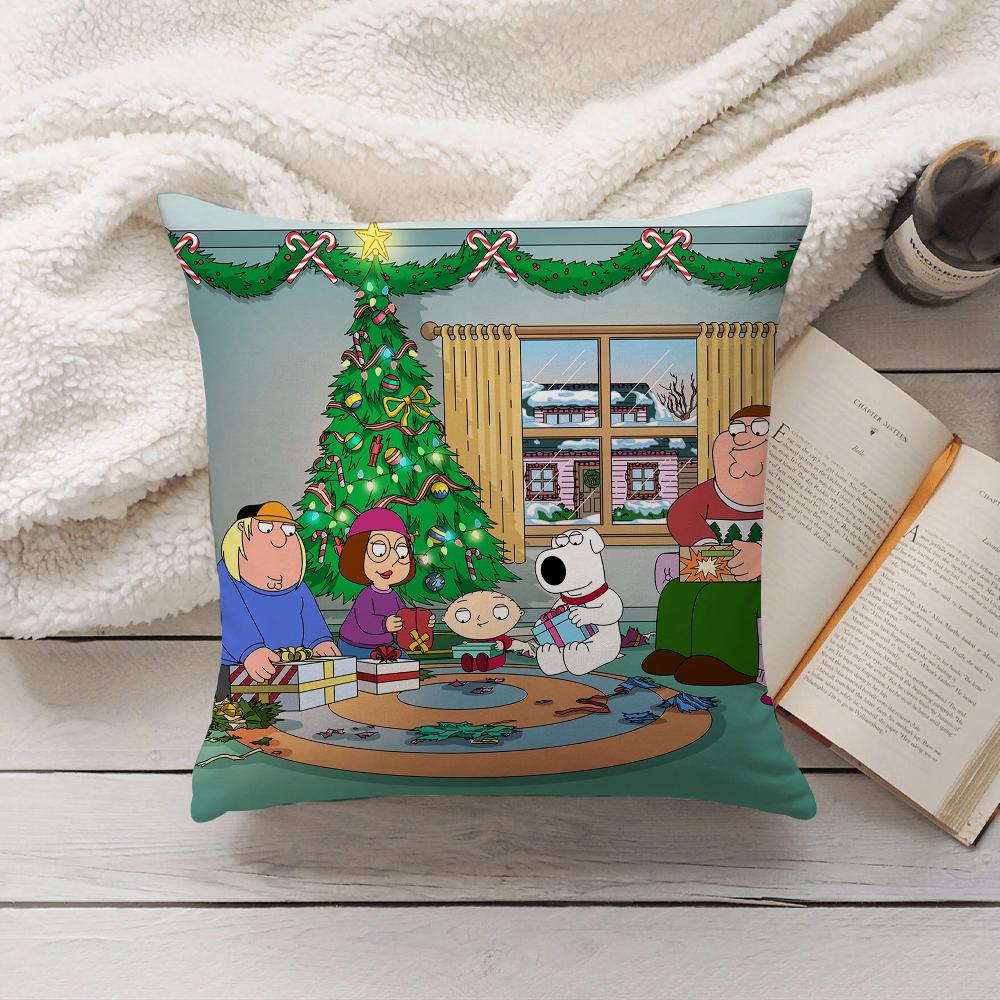 Cartoon FFamily GGuy Pillow Case Home Decoration Cushion Cover Suitable For Bedroom Car Office Sofa