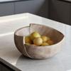 Retro Fruit Bowl Decorative Bowls Elegant Aesthetic Luxury Bowl Modern Beautiful Living Room Bowls Table Decoration Ornaments