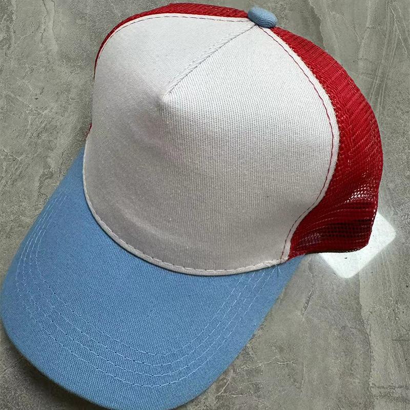 Colorful mesh hat available. Multiple colors available. Trucker visor baseball cap wide brim dome