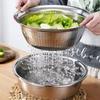 Multifunctional Potato Grater 3in1 Potato Slicer Gifts Draining Basket