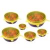 6Pcs Silicone Food Covers Bowl Lids Kitchen Gadgets Strong Stability Dust-proof Fresh-keeping Food Grade Multifunction Flexible