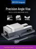 Heavy-Duty CNC Right-Angle Machine Vise for 4, 5, 6, 8-Inch Milling with Flat Jaws