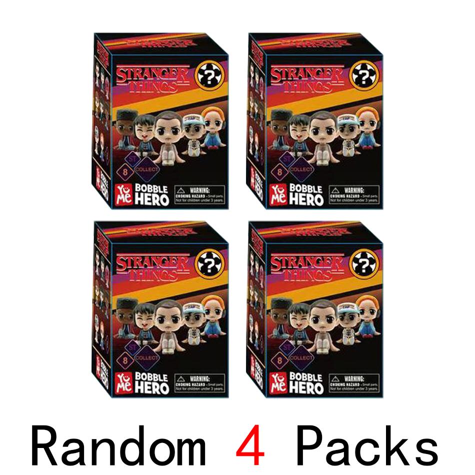 8Pcs/Set Keychain Figure Style Doll Eleven Monster Carnivorous Plant Strangered Things Boxed Anime Figures Collection