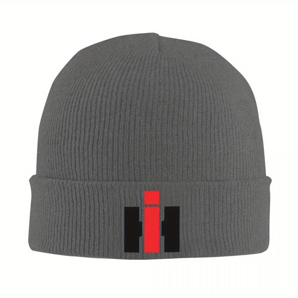 Farmall INTERNATIONAL HARVESTER IH FAN Warme Strickmütze Mode Mütze Herbst Winter Outdoor Beanie Mütze für Herren Damen Erwachsene
