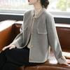 Women's High Neck Sweater Top - 2024 Autumn/Winter Collection, Loose Fit, Knitted Base Layer.