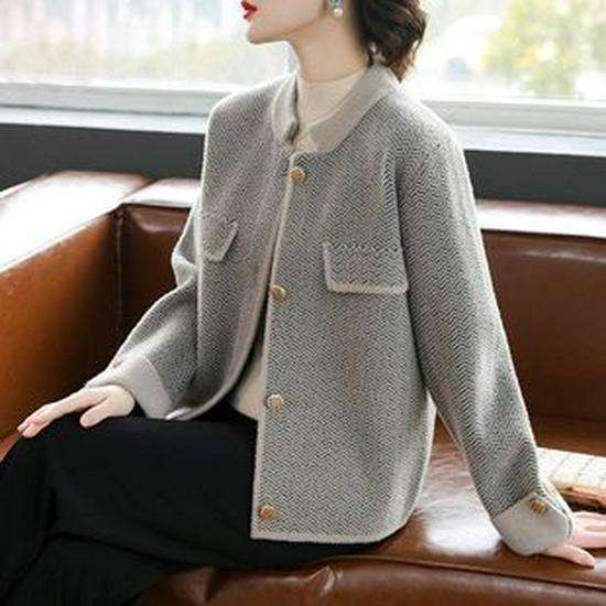 Women's High Neck Sweater Top - 2024 Autumn/Winter Collection, Loose Fit, Knitted Base Layer.