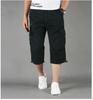 Men's Summer Cropped Trousers Overalls Loose Thin Multi Pocket Outdoor Sports Casual Shorts