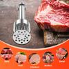 Stainless Steel Meat Tenderizer with 21 Needles Professional Kitchens Tool Firm Meat Grinder Compact Meat Piercing for Steak and