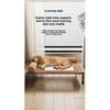 Elevated Dog Bed with Removable Cover Breathable Mesh and Moisture-Resistant Fabric Portable Pet Cot For Dog & Cat