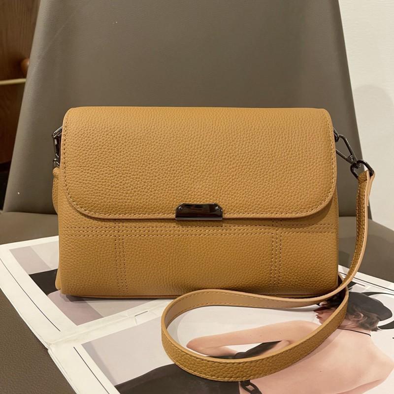 

Women s Bag Leather Shoulder All-matching Small Square Cross-section High-end Cowhide 227