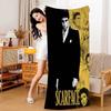 Classic Film S-Scarface Bath Towel Microfiber Soft Water Absorbing Breathable For Girl Kids Decorative Cartoon Beach Towel