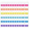 Mini File Tabs Book Markers, Bright Color Page Index Sticker, Writeable Labels Stick Notes Index Tabs Page Markers