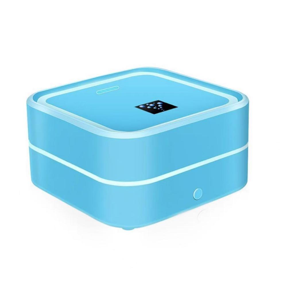 

Mini USB Humidifier & Aromatherapy Diffuser with Soothing LED Lights for Car & Office 100ml синій