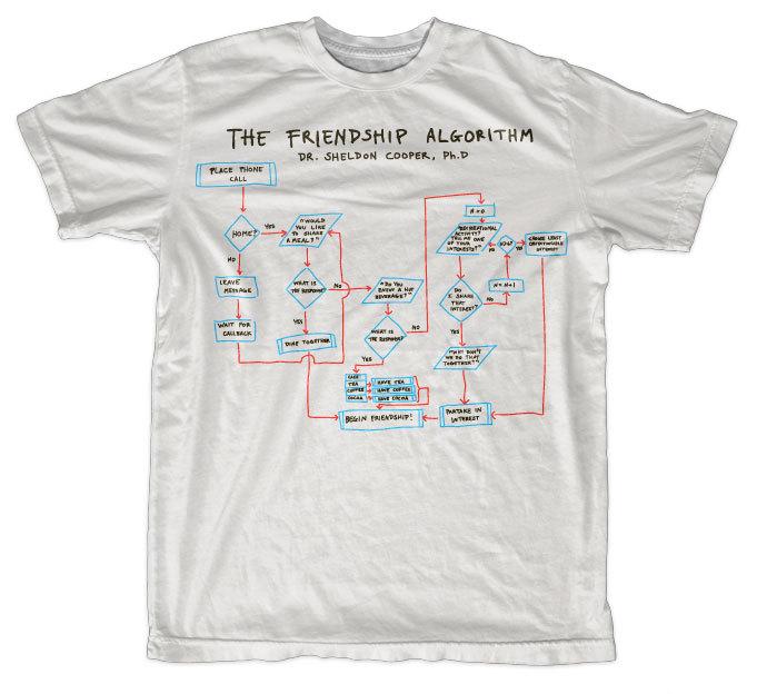 Officially Licensed TBBTThe Friendship Algorithm 3XL 4XL 5XL Men s T-Shirt XL