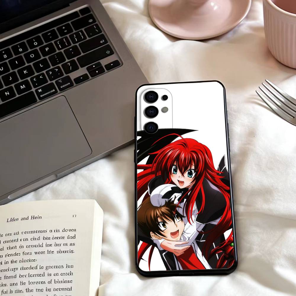 H-High School DXD H-HERO  Phone Case For Samsung S25,24,23,22,30,21,10,9,Ultra,Plus,Lite,FE,4,5 G Soft Black Case