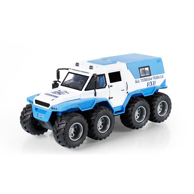 

1/32 Россия Avtoros Shaman 8x8 ATV бронированный сплав литые игрушечные машинки металлическая игрушечная модель автомобиля звук и свет коллекция детские игрушки синий