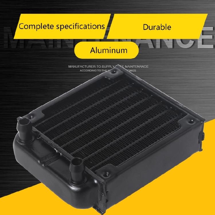 Aluminum Water Cooling Radiator 10 Tubes Heat Exchanger CPU Heatsink Cooler Fast Heat Dissipation for PC Computer