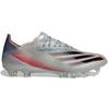 Adidas X Ghosted Round Toe Lace-Up AG (Rubber Short Studs) Slip-Resistant Durable Soccer Shoes Men Soccer Shoes Gray Red G54838