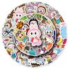50 Sheets Labubu Cartoon Elf Stickers for Journal, Water Cup, and More