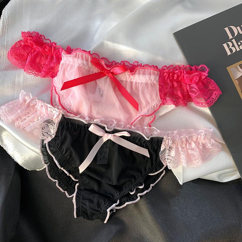 Ladies Summer Fashionable New Sexy Taste Lace Low Waist Triangle Briefs