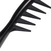 Pettine Jumbo a Denti Lari Manico Nero Impugnatura Pettine per Capelli Uomo Parrucchiere Denti
