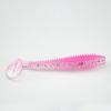 20PCS Soft Micro Soft Fishing Lures T-tail Design Worm Shape T-tail Worm Lure 5.5cm Fishing Tackle Bass Fishing