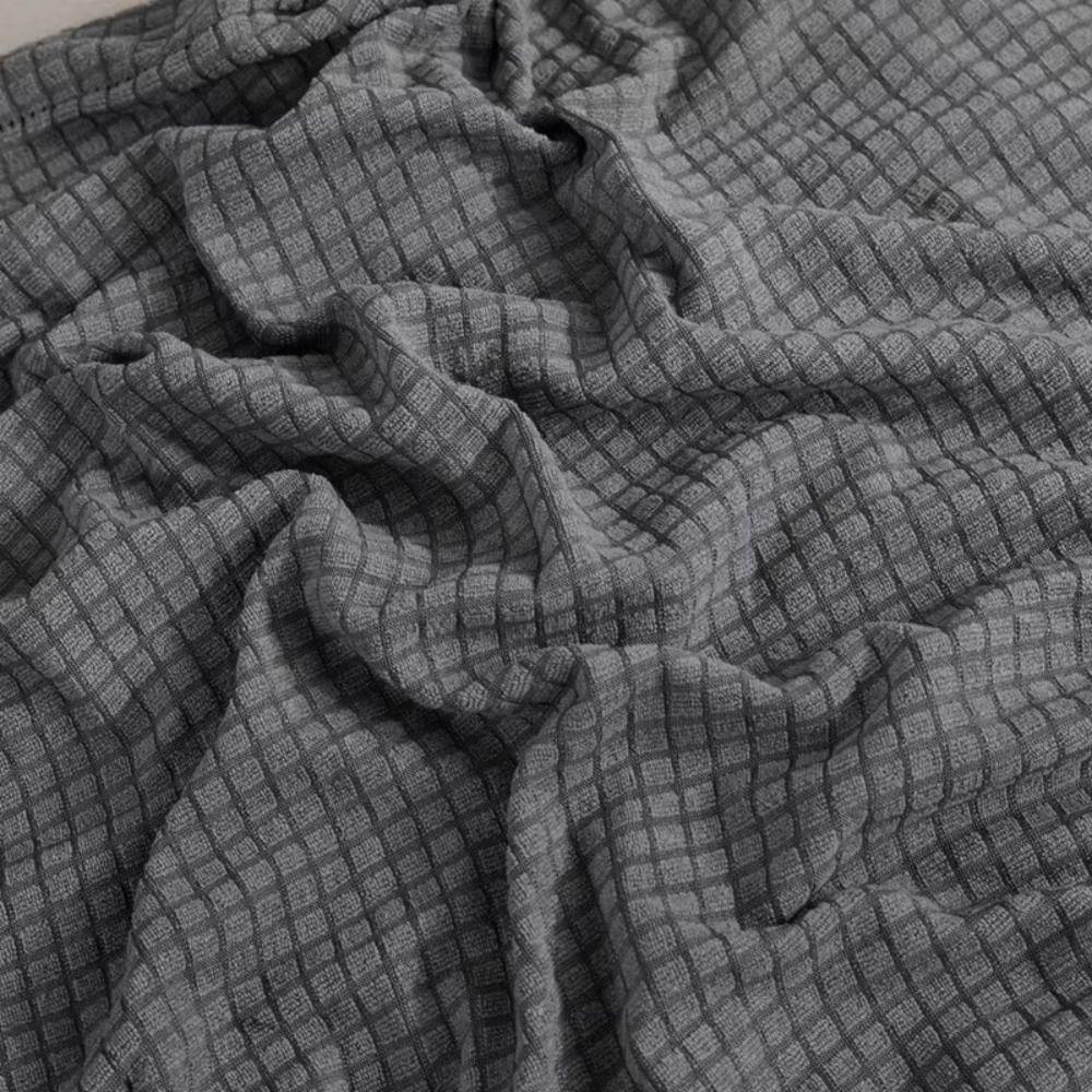 Elastic Seat Slipcovers Dustproof Footstool Cover Chair Cover  Footstool Protector For Furniture