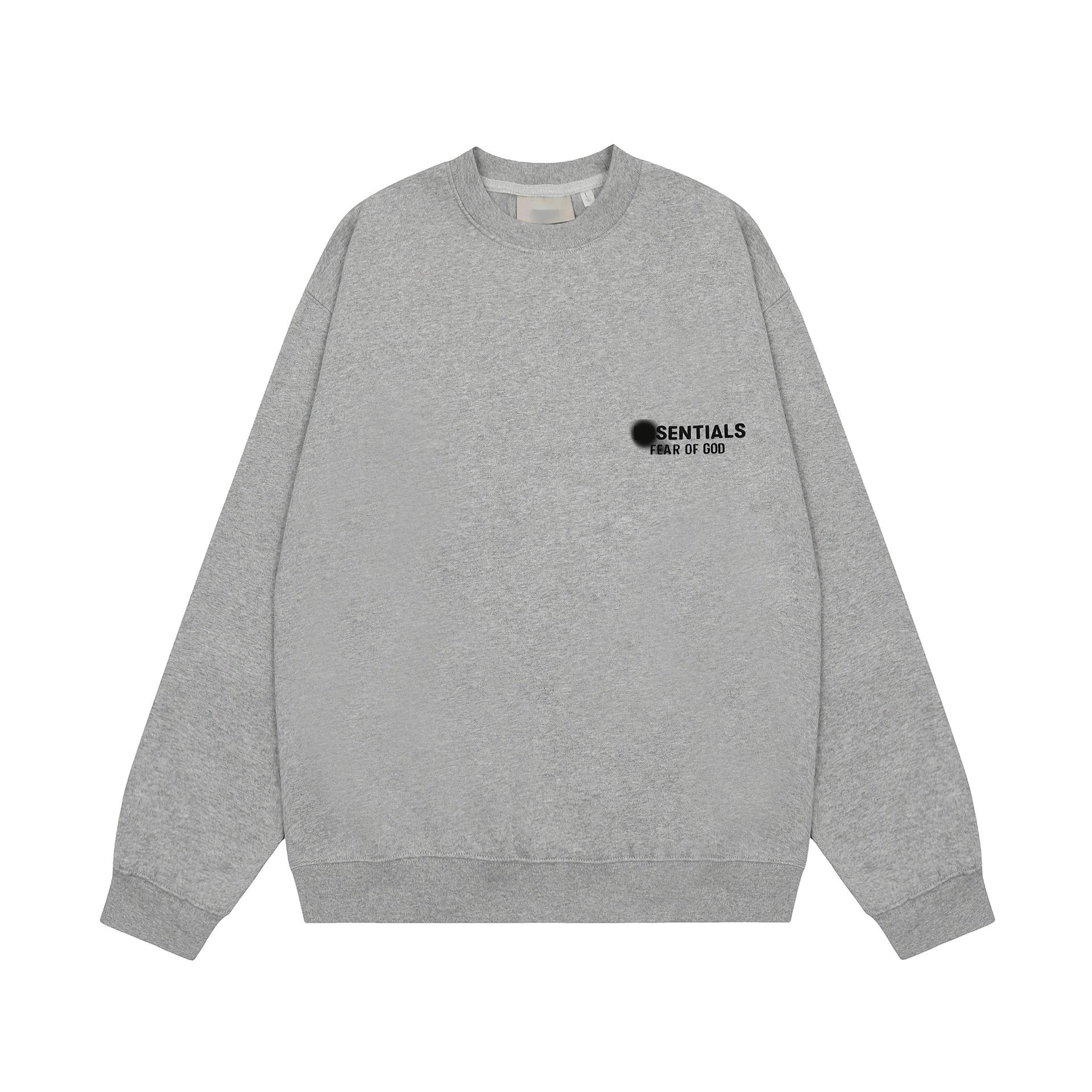 Unisex Trendy FOG ICON Double Line Plush Hoodie - Autumn/Winter Collection S